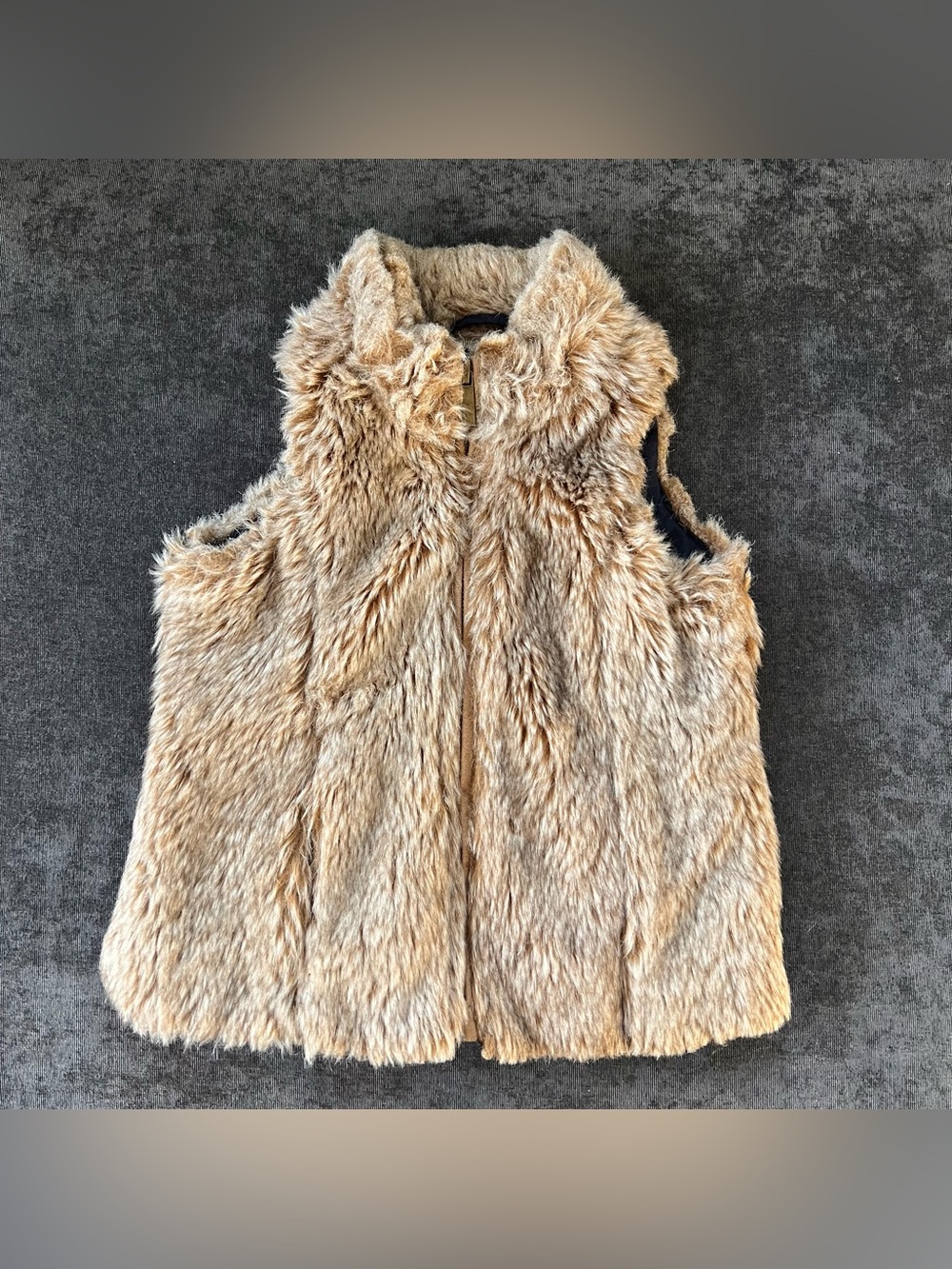Zara Girls Faux Fur Vest Size 4